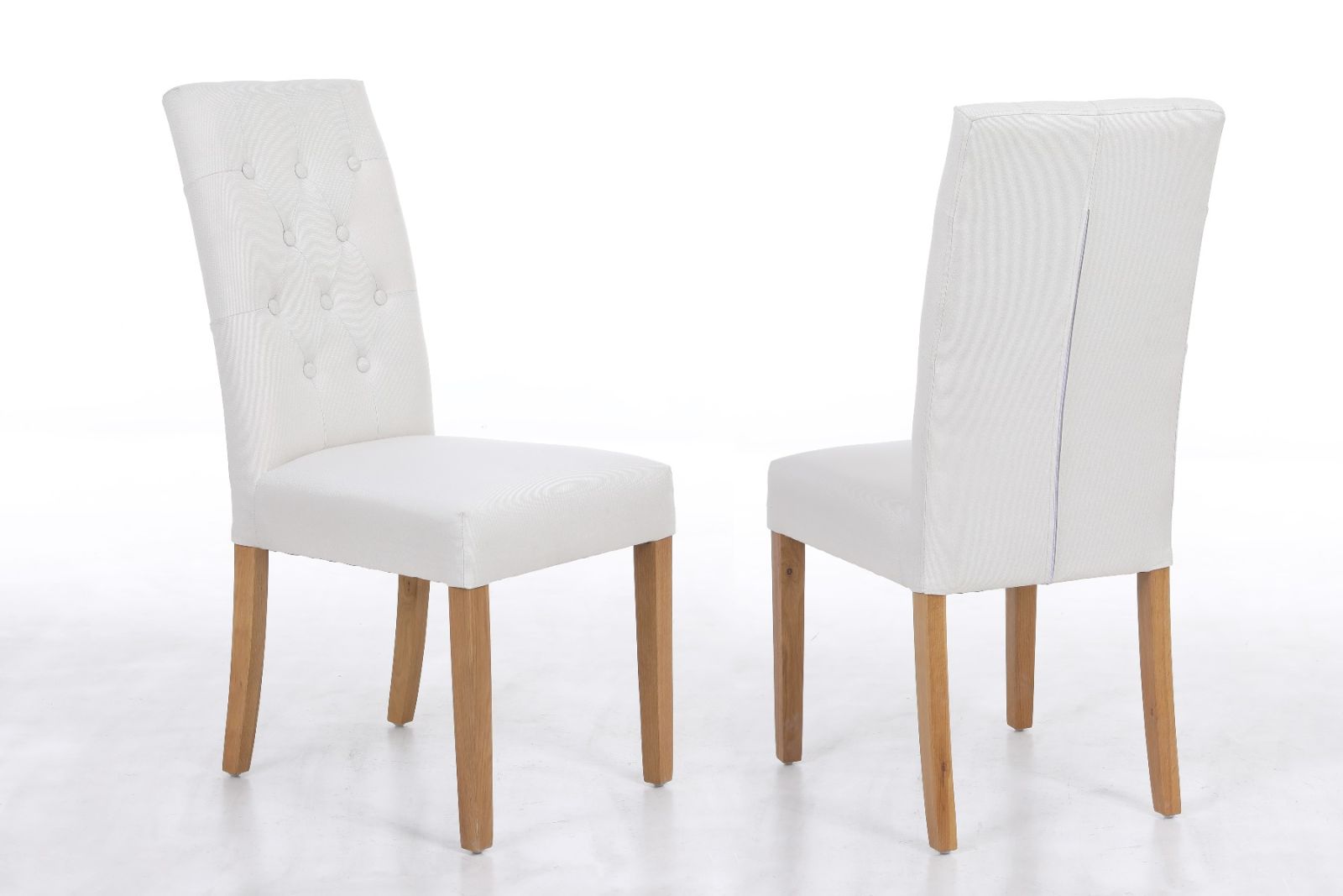 Kensington Beige Fabric Dining Chair Oak Legs - SUMMER SALE Kensington Beige Fabric Dining Chair Oak Legs - SUMMER SALE