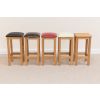 Baltic Solid Oak Kitchen Bar Stool Black Leather - £20 OFF SUMMER SALE - 9 Baltic Solid Oak Kitchen Bar Stool Black Leather - £20 OFF SUMMER SALE - 9
