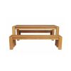 Cambridge 180cm Oak Table & 2 x 180cm Cambridge Benches - 3 Cambridge 180cm Oak Table & 2 x 180cm Cambridge Benches - 3