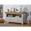Cheshire Grey Painted 95cm Wide TV Unit with Drawer - SUMMER SALE - 3 Cheshire Grey Painted 95cm Wide TV Unit with Drawer - SUMMER SALE - 3