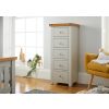 Cheshire Grey Painted 5 Drawer Tallboy Chest of Drawers - SUMMER SALE - 2