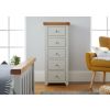 Cheshire Grey Painted 5 Drawer Tallboy Chest of Drawers - SUMMER SALE - 4
