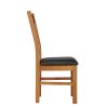Churchill Dark Brown Leather Solid Oak Dining Chair - £20 OFF SUMMER SALE - 5 Churchill Dark Brown Leather Solid Oak Dining Chair - £20 OFF SUMMER SALE - 5