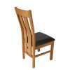 Churchill Dark Brown Leather Solid Oak Dining Chair - £20 OFF SUMMER SALE - 6 Churchill Dark Brown Leather Solid Oak Dining Chair - £20 OFF SUMMER SALE - 6