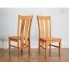 Churchill Solid Oak Dining Chair Timber Seat - £20 OFF SUMMER SALE - 2