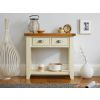 Country Cottage Cream Painted 2 Drawer Console Table with Drawers - £50 OFF SUMMER SALE - 3 Country Cottage Cream Painted 2 Drawer Console Table with Drawers - £50 OFF SUMMER SALE - 3