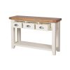 Country Cottage Cream Painted 3 Drawer Assembled Console Table - £60 OFF SUMMER SALE - 7