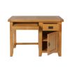 Country Oak Single Pedestal Computer Home Office Desk - SUMMER SALE - 5 Country Oak Single Pedestal Computer Home Office Desk - SUMMER SALE - 5