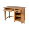 Country Oak Single Pedestal Computer Home Office Desk - SUMMER SALE - 8 Country Oak Single Pedestal Computer Home Office Desk - SUMMER SALE - 8