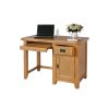 Country Oak Single Pedestal Computer Home Office Desk - SUMMER SALE - 4 Country Oak Single Pedestal Computer Home Office Desk - SUMMER SALE - 4