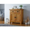 Country Oak Small 80cm Fully Assembled Sideboard - £50 OFF FLASH SALE - 2 Country Oak Small 80cm Fully Assembled Sideboard - £50 OFF FLASH SALE - 2