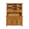 Country Oak Large Buffet and Hutch Display Cabinet Dresser - SUMMER SALE - 9 Country Oak Large Buffet and Hutch Display Cabinet Dresser - SUMMER SALE - 9