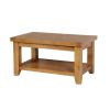 Country Oak Coffee Table with Shelf - SUMMER SALE - 6 Country Oak Coffee Table with Shelf - SUMMER SALE - 6