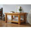Country Oak Coffee Table with Shelf - SUMMER SALE - 2 Country Oak Coffee Table with Shelf - SUMMER SALE - 2