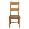 Chester Country Oak Ladder Back Timber Seat Oak Dining Chair - £20 OFF SUMMER SALE - 5 Chester Country Oak Ladder Back Timber Seat Oak Dining Chair - £20 OFF SUMMER SALE - 5