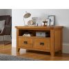 Country Oak 2 Drawer Fully Assembled TV Unit - £30 OFF SUMMER SALE - 2 Country Oak 2 Drawer Fully Assembled TV Unit - £30 OFF SUMMER SALE - 2
