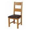 Chester Ladder Back Brown Leather Seat Oak Dining Chair - £20 OFF SUMMER SALE - 3 Chester Ladder Back Brown Leather Seat Oak Dining Chair - £20 OFF SUMMER SALE - 3