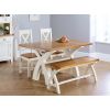 Grasmere Cross Back Cream Painted Chair With Solid Oak Seat - 10% OFF SUMMER SALE - 3 Grasmere Cross Back Cream Painted Chair With Solid Oak Seat - 10% OFF SUMMER SALE - 3