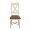 Grasmere Cross Back Cream Painted Chair With Solid Oak Seat - 10% OFF SUMMER SALE - 6 Grasmere Cross Back Cream Painted Chair With Solid Oak Seat - 10% OFF SUMMER SALE - 6