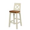 Billy Cross Back Cream Painted Assembled Bar Stool Solid Oak Seat - £60 OFF PRE ORDER SALE - 7 Billy Cross Back Cream Painted Assembled Bar Stool Solid Oak Seat - £60 OFF PRE ORDER SALE - 7