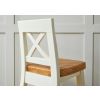Billy Cross Back Cream Painted Assembled Bar Stool Solid Oak Seat - £60 OFF PRE ORDER SALE - 3 Billy Cross Back Cream Painted Assembled Bar Stool Solid Oak Seat - £60 OFF PRE ORDER SALE - 3
