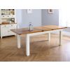 Country Oak 230cm Cream Painted Extending Dining Table and 8 Grasmere Cream Painted Chairs - SUMMER SALE - 5