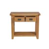 Country Oak 2 Drawer Fully Assembled Console Table - £50 OFF SUMMER SALE - 8 Country Oak 2 Drawer Fully Assembled Console Table - £50 OFF SUMMER SALE - 8