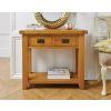 Country Oak 2 Drawer Fully Assembled Console Table - £50 OFF SUMMER SALE - 3 Country Oak 2 Drawer Fully Assembled Console Table - £50 OFF SUMMER SALE - 3