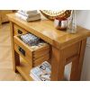Country Oak 2 Drawer Fully Assembled Console Table - £50 OFF SUMMER SALE - 4 Country Oak 2 Drawer Fully Assembled Console Table - £50 OFF SUMMER SALE - 4