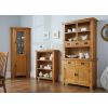 Country Oak Small Low Fully Assembled Bookcase - 10% OFF SUMMER SALE - 6