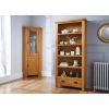Country Oak Tall Fully Assembled Bookcase with Drawers - SUMMER SALE - 2 Country Oak Tall Fully Assembled Bookcase with Drawers - SUMMER SALE - 2