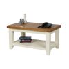 Country Cottage Cream Painted Assembled Oak Coffee Table with Shelf - SUMMER SALE - 6 Country Cottage Cream Painted Assembled Oak Coffee Table with Shelf - SUMMER SALE - 6