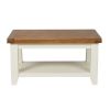 Country Cottage Cream Painted Assembled Oak Coffee Table with Shelf - SUMMER SALE - 7 Country Cottage Cream Painted Assembled Oak Coffee Table with Shelf - SUMMER SALE - 7