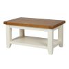 Country Cottage Cream Painted Assembled Oak Coffee Table with Shelf - SUMMER SALE - 8 Country Cottage Cream Painted Assembled Oak Coffee Table with Shelf - SUMMER SALE - 8