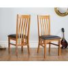 Country Oak 280cm Standard Leg Extending Table 10 Chelsea Brown Leather Chairs Set - SUMMER SALE - 7