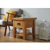 Country Oak Lamp Table With Drawer and Shelf - SUMMER SALE - 2 Country Oak Lamp Table With Drawer and Shelf - SUMMER SALE - 2