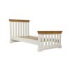 Farmhouse Country Oak Cream Painted 3 Foot Single Bed Slatted Design - £40 OFF SUMMER SALE - 2