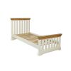Farmhouse Country Oak Cream Painted 3 Foot Single Bed Slatted Design - £40 OFF SUMMER SALE - 5
