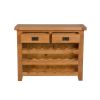 Country Oak 85cm Wine Rack With Drawer - SUMMER SALE - 8 Country Oak 85cm Wine Rack With Drawer - SUMMER SALE - 8