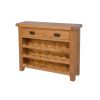Country Oak 85cm Wine Rack With Drawer - SUMMER SALE - 6 Country Oak 85cm Wine Rack With Drawer - SUMMER SALE - 6