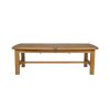 Chateaux 340cm Double Extending Solid Oak Table 10 Chelsea Brown Leather Oak Chair Set - SUMMER SALE - 14