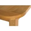 Country Oak 280cm Extending Oak Table and 8 Chelsea Brown Leather Chairs - SUMMER SALE - 4