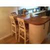Billy Cross Back Cream Painted Assembled Bar Stool Solid Oak Seat - £60 OFF PRE ORDER SALE - 5 Billy Cross Back Cream Painted Assembled Bar Stool Solid Oak Seat - £60 OFF PRE ORDER SALE - 5
