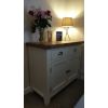 Country Cottage 100cm Cream Painted Assembled Oak Sideboard - 10% OFF SUMMER SALE - 5
