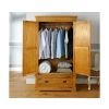 Farmhouse Country Oak Double Oak Wardrobe - £100 OFF FLASH SALE - 6