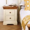 Farmhouse Country Oak Cream Painted Bedside Table - £30 OFF FLASH SALE - 3 Farmhouse Country Oak Cream Painted Bedside Table - £30 OFF FLASH SALE - 3