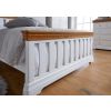 Farmhouse White Painted Slatted 5 Foot King Size Oak Bed - SUMMER SALE - 3 Farmhouse White Painted Slatted 5 Foot King Size Oak Bed - SUMMER SALE - 3