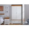 Farmhouse White Painted 2 Door Double Wardrobe with Drawer - £50 OFF FLASH SALE - 8 Farmhouse White Painted 2 Door Double Wardrobe with Drawer - £50 OFF FLASH SALE - 8