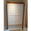 Farmhouse White Painted 2 Door Double Wardrobe with Drawer - £50 OFF FLASH SALE - 4 Farmhouse White Painted 2 Door Double Wardrobe with Drawer - £50 OFF FLASH SALE - 4