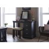 Toulouse Black Painted Single Pedestal Dressing Table - £50 OFF FLASH SALE - 12